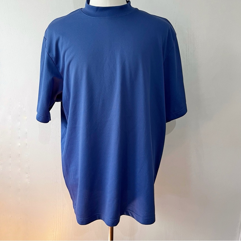 PING Men's Short Sleeve pullover golf Shirt Size XL BLUE